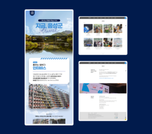 음성 관광두레 잼토리 홈페이지 제작