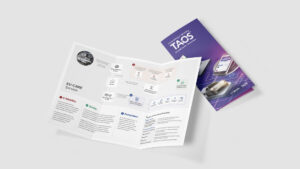 타오스 리플렛 제작